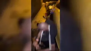 Vídeo: dos parejas se enzarzan a golpes a la salida de una discoteca en Zaragoza