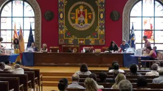 Votación de los estatutos de la Universidad de Zaragoza.