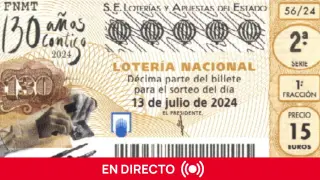 Comprobar Sorteo Extraordinario de Julio de Lotería Nacional, en directo
