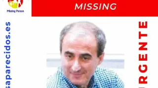 Javier M. F., desaparecido en Zaragoza.