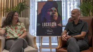 Los directores de cine David Cabrera y Garbiñe Armentia presentan la docuserie 'Lucrecia: un crimen de odio', en Disney +.