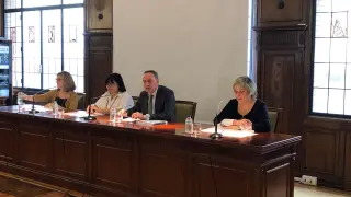 Presentación del informe sobre Justicia Gratuita en el Colegio de Abogados de Zaragoza.