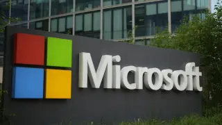 Inmediaciones de la empresa Microsoft.