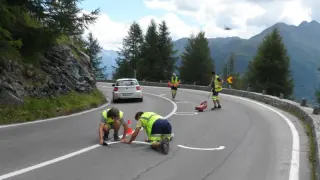 Las nuevas señalizaciones: círculos de asfalto en las carreteras