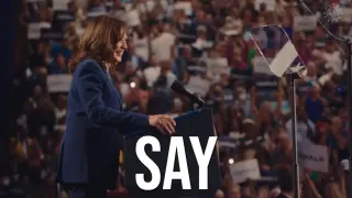 Captura del vídeo compartido por Elon Musk que manipula la voz de Kamala Harris.