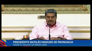 Decenas de detenidos en Venezuela por acciones "terroristas" en últimas horas, dice Maduro