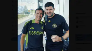 Alberto Belsué con Gerrard