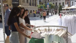 Fotos del 'Green Friday' en Huesca.