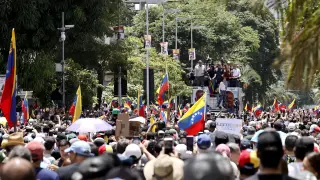 Protestas en Caracas, Venezuela