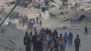 Estampa de Gaza, esta semana.