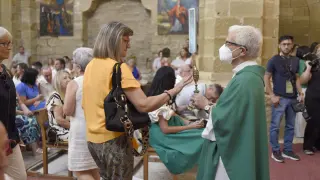 Homenaje a San Lorenzo en la ermita de Loreto.