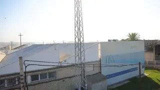 Incendio en la empresa 'Productos QP' de Utebo