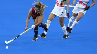 Partido Bélgica-España, de cuartos de final de hockey hierba de los Juegos Olímpicos de París 2024