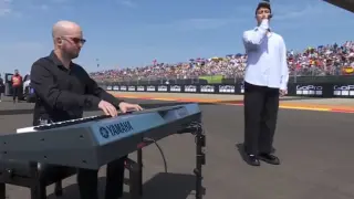Juanjo, en el trazado de Motorland.