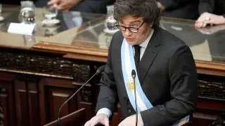 Javier Milei parla al Congresso Argentino