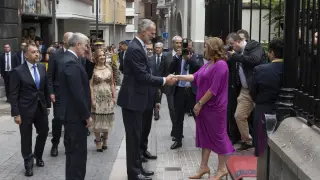 El rey Felipe VI recibe en Tenerife la Medalla de Oro del Parlamento de Canarias