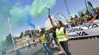 Manifestación de policías en Madrid