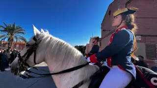 La Guardia Civil celebra el centenario del cuartel de Mequinenza.