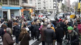 Concentración en defensa de Muface en Zaragoza
