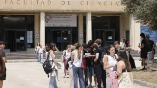 Segunda jornada de la Prueba de Acceso a la Universidad (PAU) en la Universidad de Zaragoza