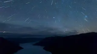 Lluvia de estrellas de las delta acuáridas.