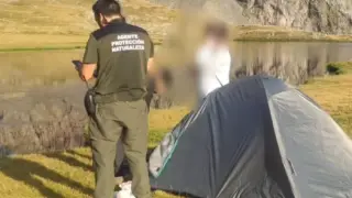 Multas de la Guardia Civil por acampar ilegalmente en los ibones de Anayet
