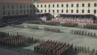 Entrega de sables de oficial a los nuevos cadetes de la Academia General Militar