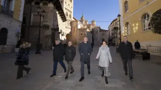 Jorge Azcón asiste a la presentación de los candidatos por Teruel del PP a las próximas elecciones autonómicas.