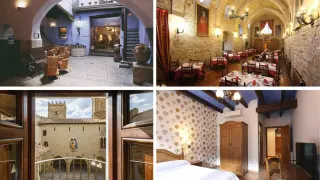 Algunas de las hospederías de Aragón incluidas en la oferta.