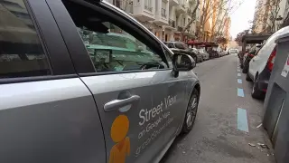 Coche de Google Street View en Zaragoza en febrero de 2026.