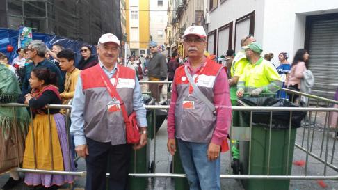 Ángel y José Luis, dos voluntarios