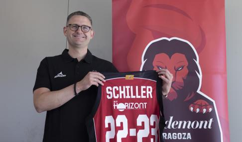 El entrenador Martin Schiller, este jueves durante su presentación oficial.