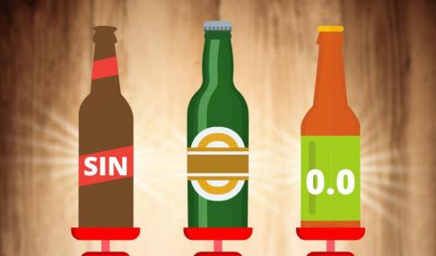 Cuántas calorías tienen las bebidas sin alcohol o 0,0% en