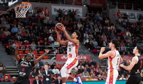 Partido Casademont Zaragoza-Nymburk, de la FIBA Europe Cup, en el pabellón Príncipe Felipe