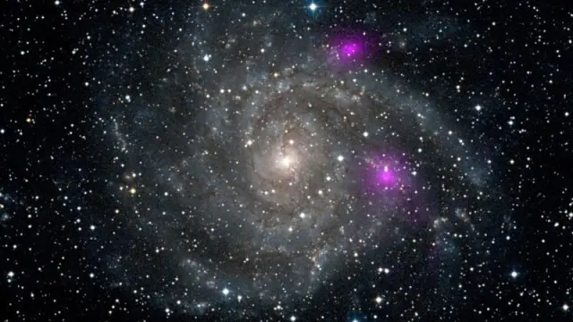 Imagen de una galaxia captada por la NASA