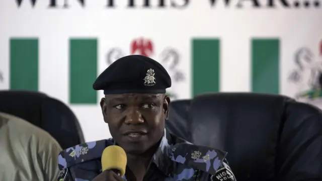 La policía de Nigeria ha ofrecido una rueda de prensa