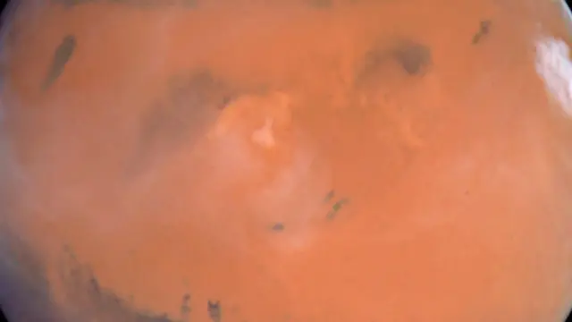 Imagen de Marte tomada por la sombra Hubble