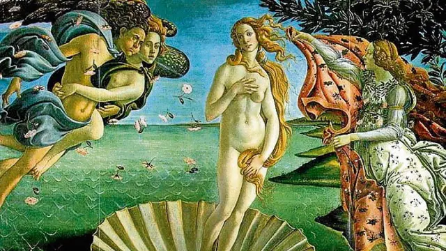 'Nacimiento de Venus', de Sandro Botticelli.