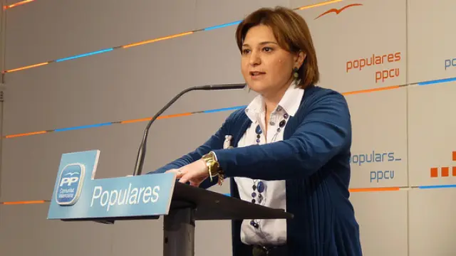 La presidenta del PP valenciano, Isabel Bonig