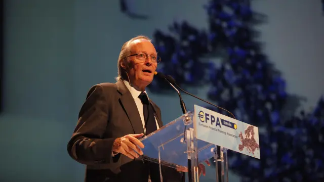 Josep Piqué durante su participación en el cuentro.