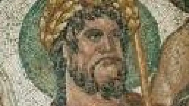 Los mosaicos de la villa romana de La Malena, en Azuara (Zaragoza), sufren un grave deterioro.