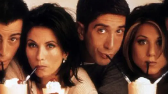 El mítico grupo de cinco amigos que dan vida a la serie Friends.