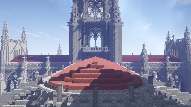 De la catedral de Burgos al palacio de La Aljafería... en Minecraft