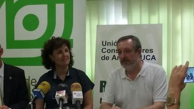 Santiago Palazón, Fernanda Blanco y José Ángel Oliván