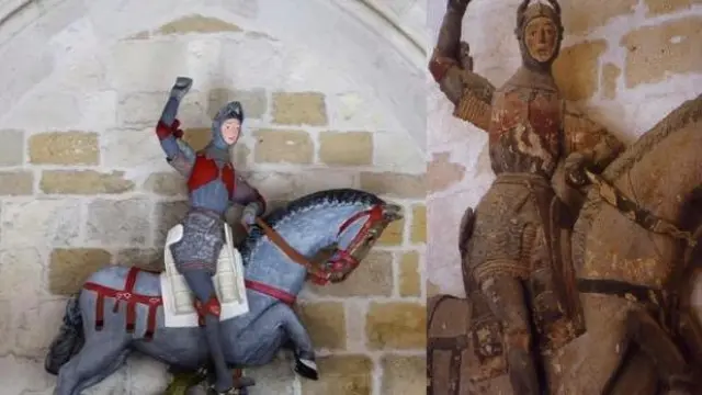 Antes y después del San Jorge de Estella.