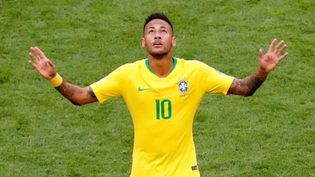 El delantero del París Saint-Germain, el brasileño Neymar.