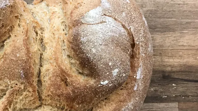 Pan elaborado con trigo Aragón 03 de Ecomonegros.