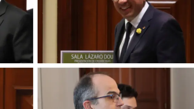 Oriol Junqueras, Josep Rull, Jordi Turull y Jordi Sànchez