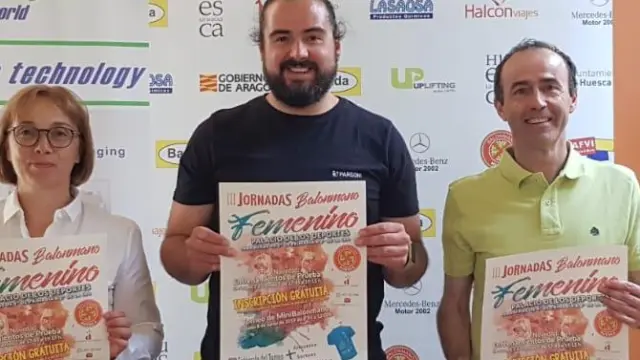 Presentación de las III Jornadas de Balonmano Femenino de Huesca.
