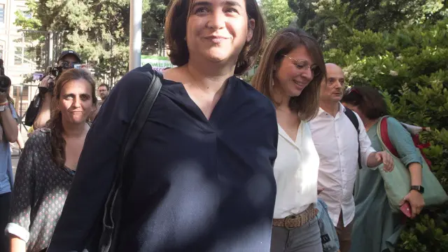 La alcaldesa en funciones de Barcelona, Ada Colau.